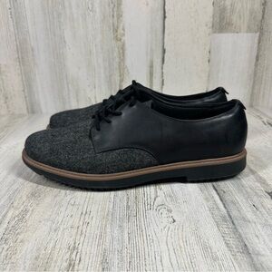 Clarks Black and Gray Women's Loafers